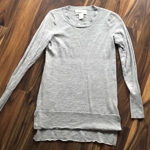 Grey wool sweater